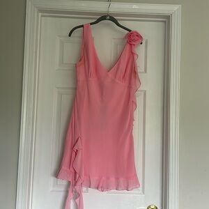 White Fox Like That Mini Dress